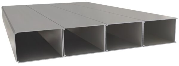 Produktbild UFK 300 050  -  Unterflur-Kanal UFK 50, 4-zügig, 300 x 50 x 2000 mm
